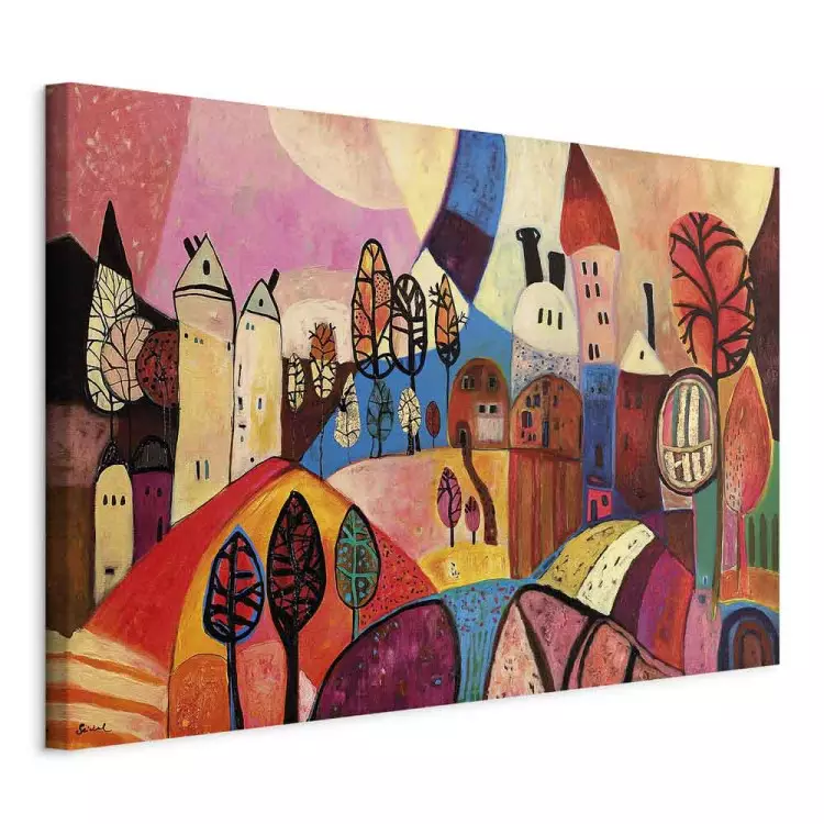 Buntes Dorf 