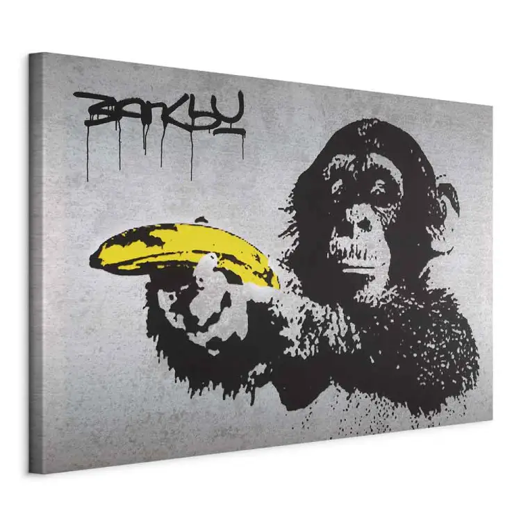 Halt oder der Affe schießt! (Banksy)