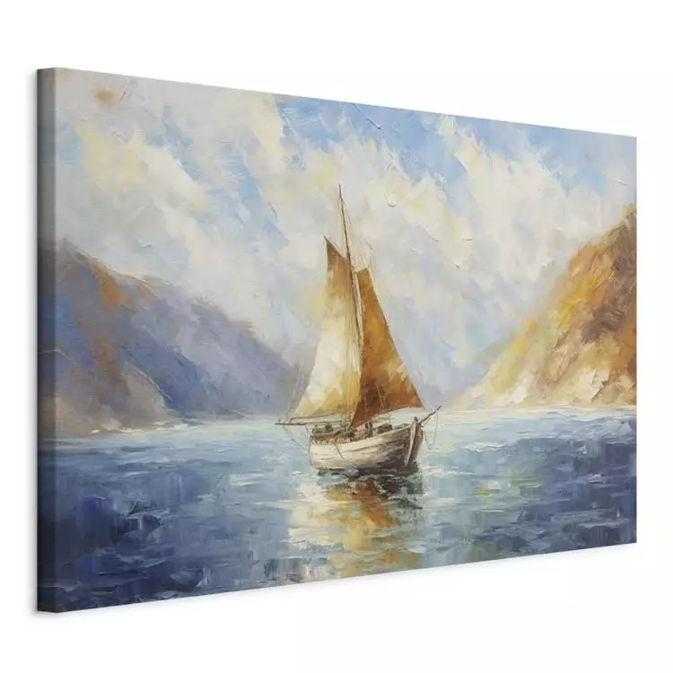 Schwebende Schönheit - beige Aquarellkreise in leichter Komposition