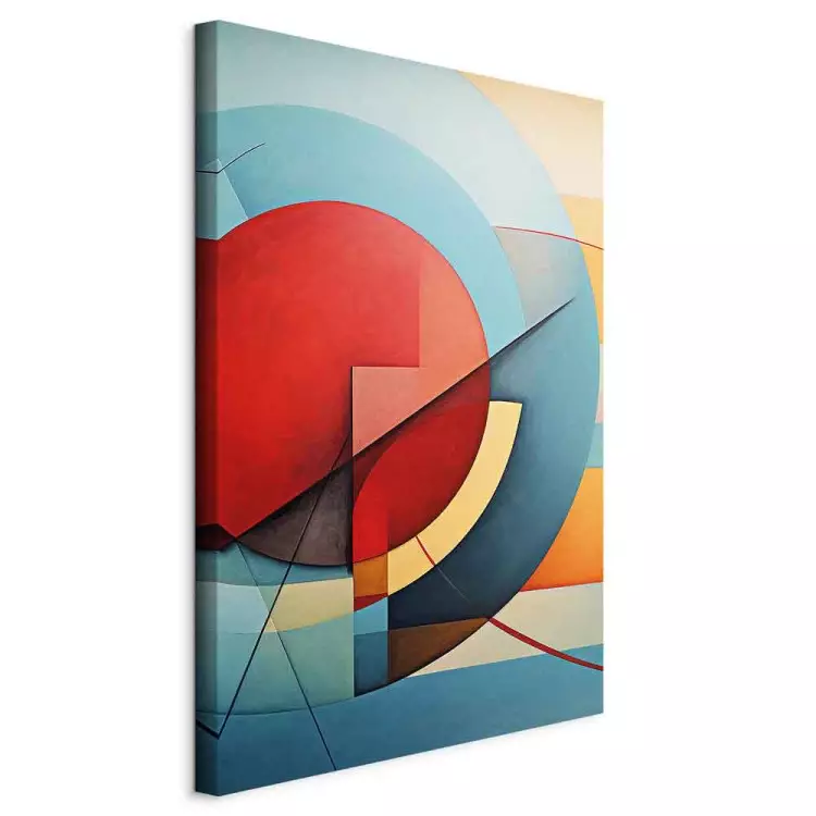 Dekonstruktion von Kreisen - geometrisch im Kandinsky-Stil