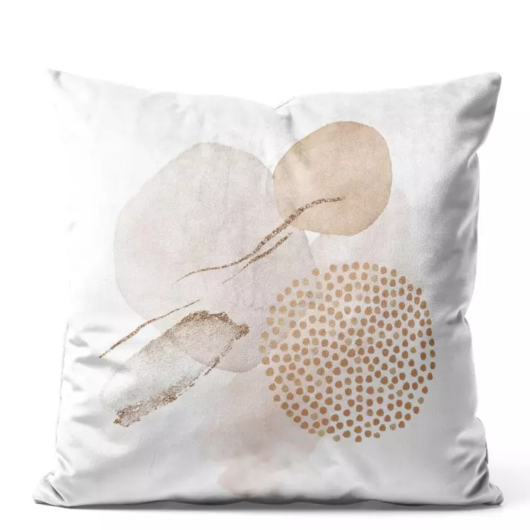 Beige Forms - A Subdued Composition With Watercolor Shapes