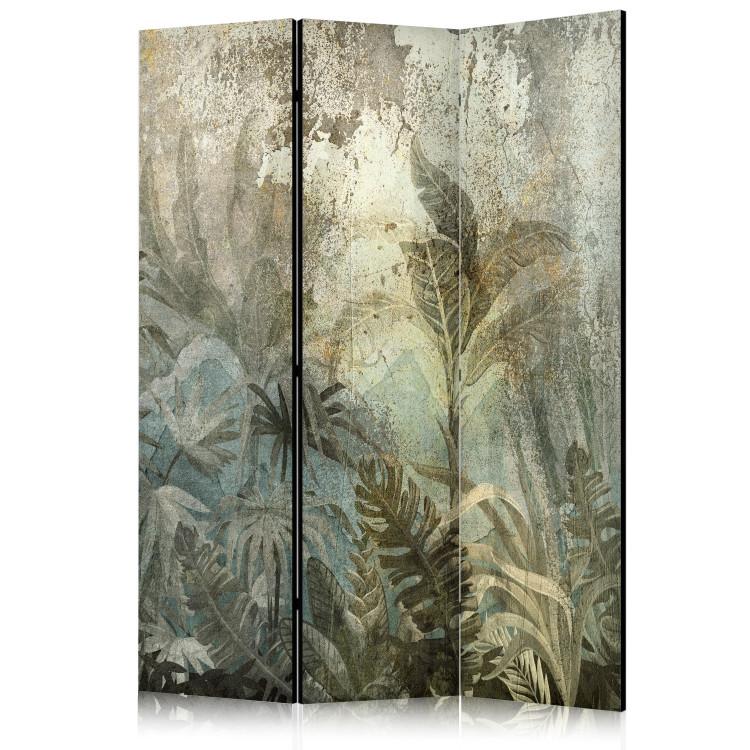 Paravent Jungle - An Exotic Forest on an Island in Natural Green Colors [Room Dividers]