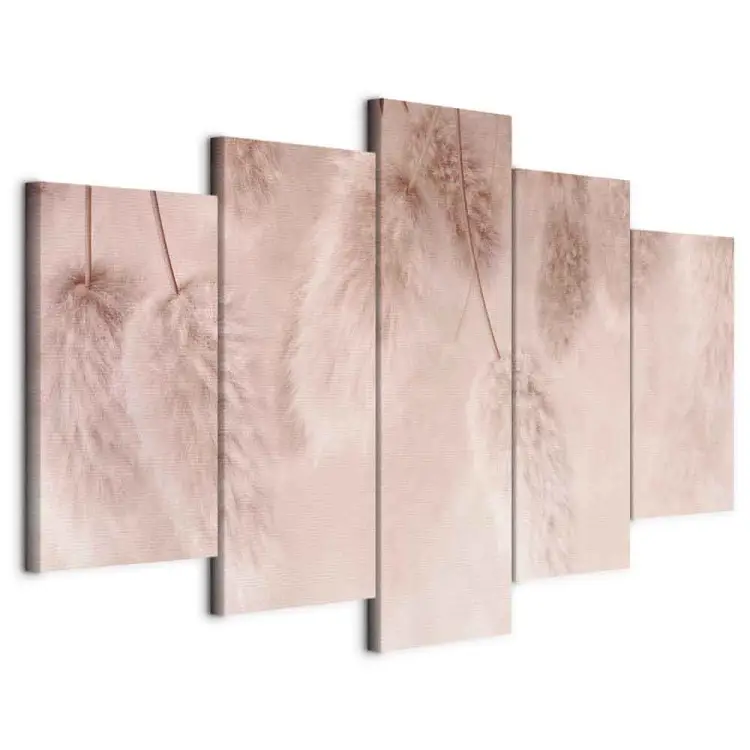 Pastell Boho - rosa Komposition mit flauschigen Pflanzen