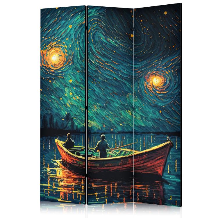 Paravent Starry Night - Impressionistic Landscape With a View of the Sea and Sky [Room Dividers]