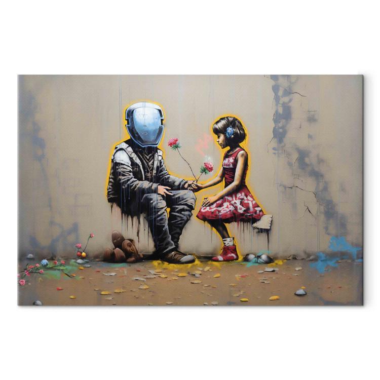 Banksys - bei Art Banksy und Trends: auf Mural-Kunst Wand Ihrer Graffiti bimago Street