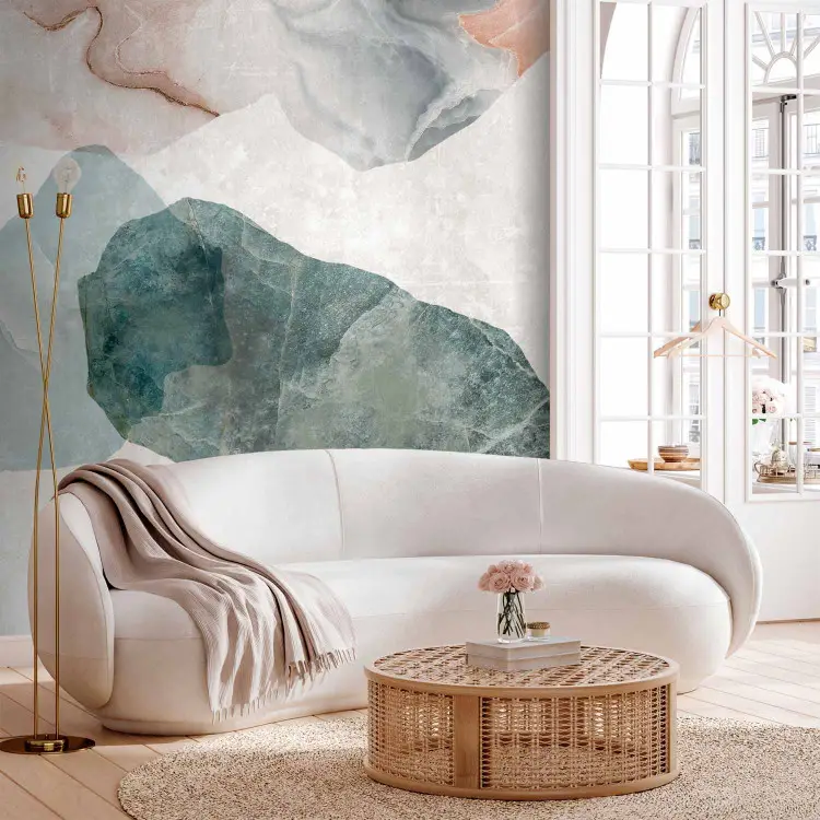 Bemalter Terrazzo - minimalistisches Aquarell-Marmor-Muster