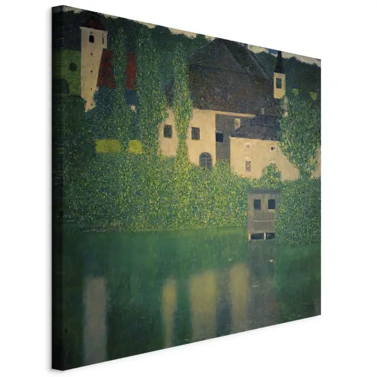 Gustav Klimt ‚Der Kuss‘ Leinwanddruck – Extra Groß, Gerahmt, Fertig Zum Aufhängen