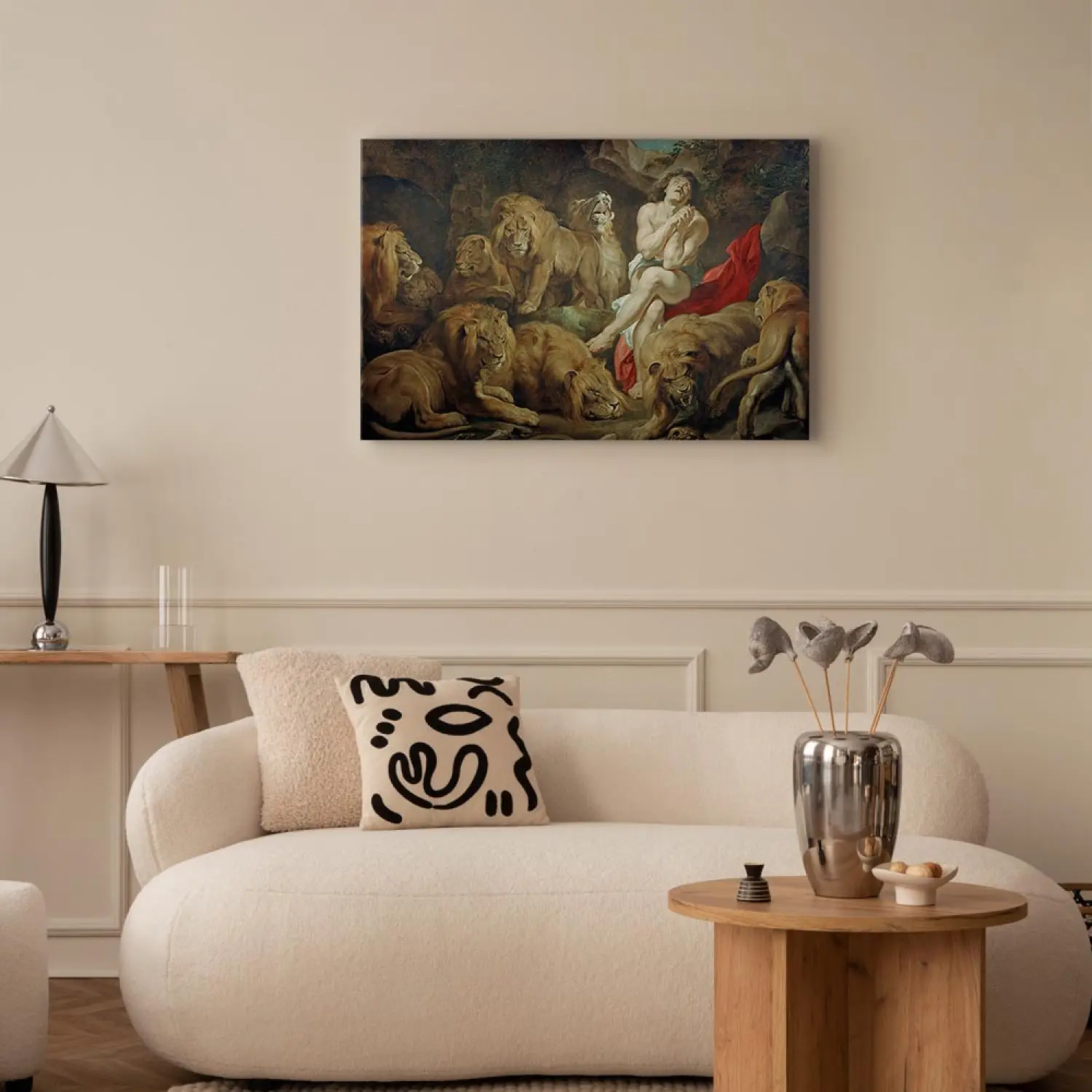 Ltt-Ydd-Ccl Peter Paul Rubens<Venus Und Amor> Leinwand-Wandkunst- Gemälde, Barock-Stil, Heimdekorationen, Bilder Für Wohnzimmer, Büro, Fertig Zum Aufhängen, 30 X 45 Cm, Goldener Rahmen