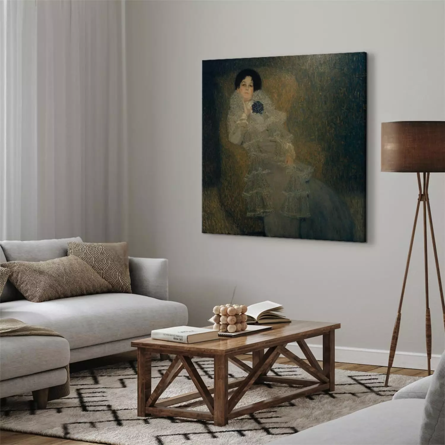 Gustav Klimt 、MARIE HENNEBERG STEHEND Marie Henneberg by Gustav Klimt