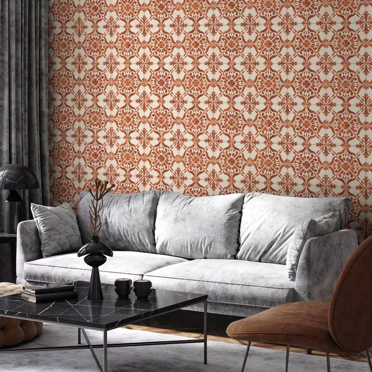 Terracotta Pattern - Composition With Ornaments on Tiles