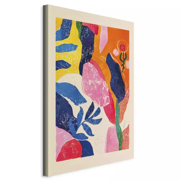 Colorful Abstraction - A Composition Inspired by the Work of Henri Matisse