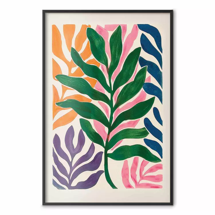 Colorful Leaves - Minimalist Composition With Plants