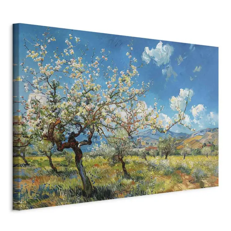 Blooming Orchard - eine von Van Gogh inspirierte Frühlingslandschaft