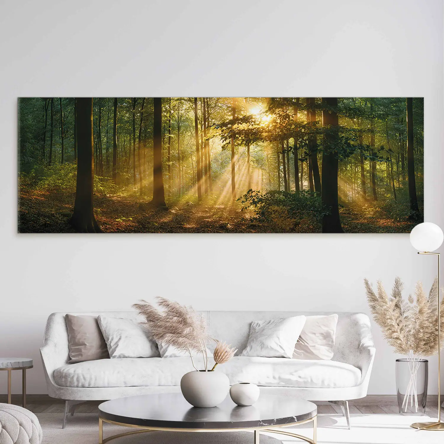 Fochorlo Zen Wandbild – 3-teiliges Bambuswald-Leinwandset Für Mehr Ruhe Im Zuhause