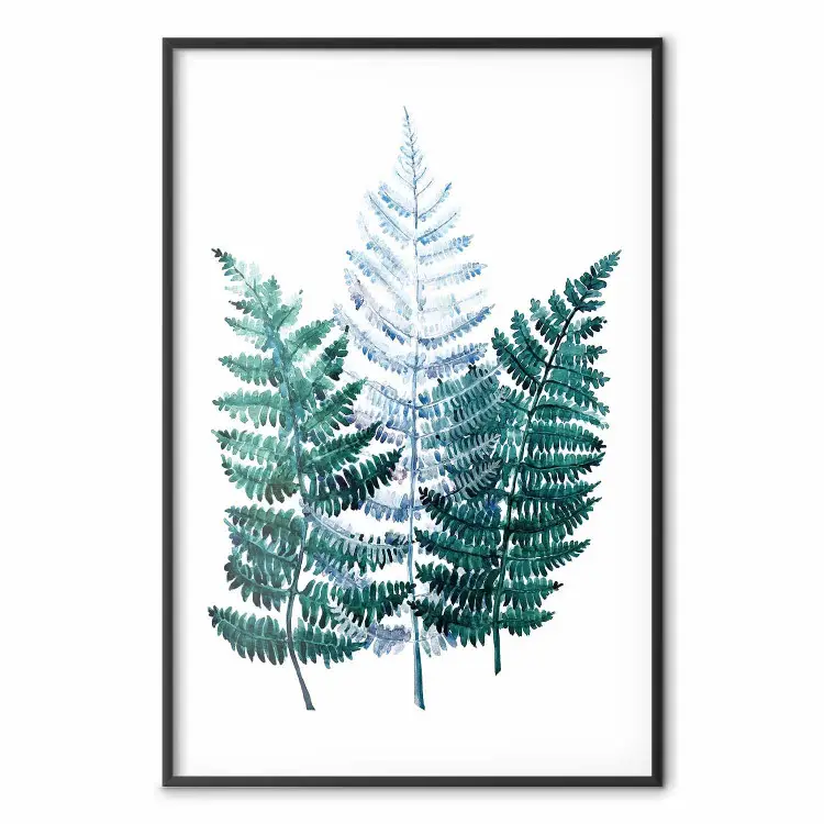 Waldfarn - zarte Aquarelle, die eine Pflanze darstellen