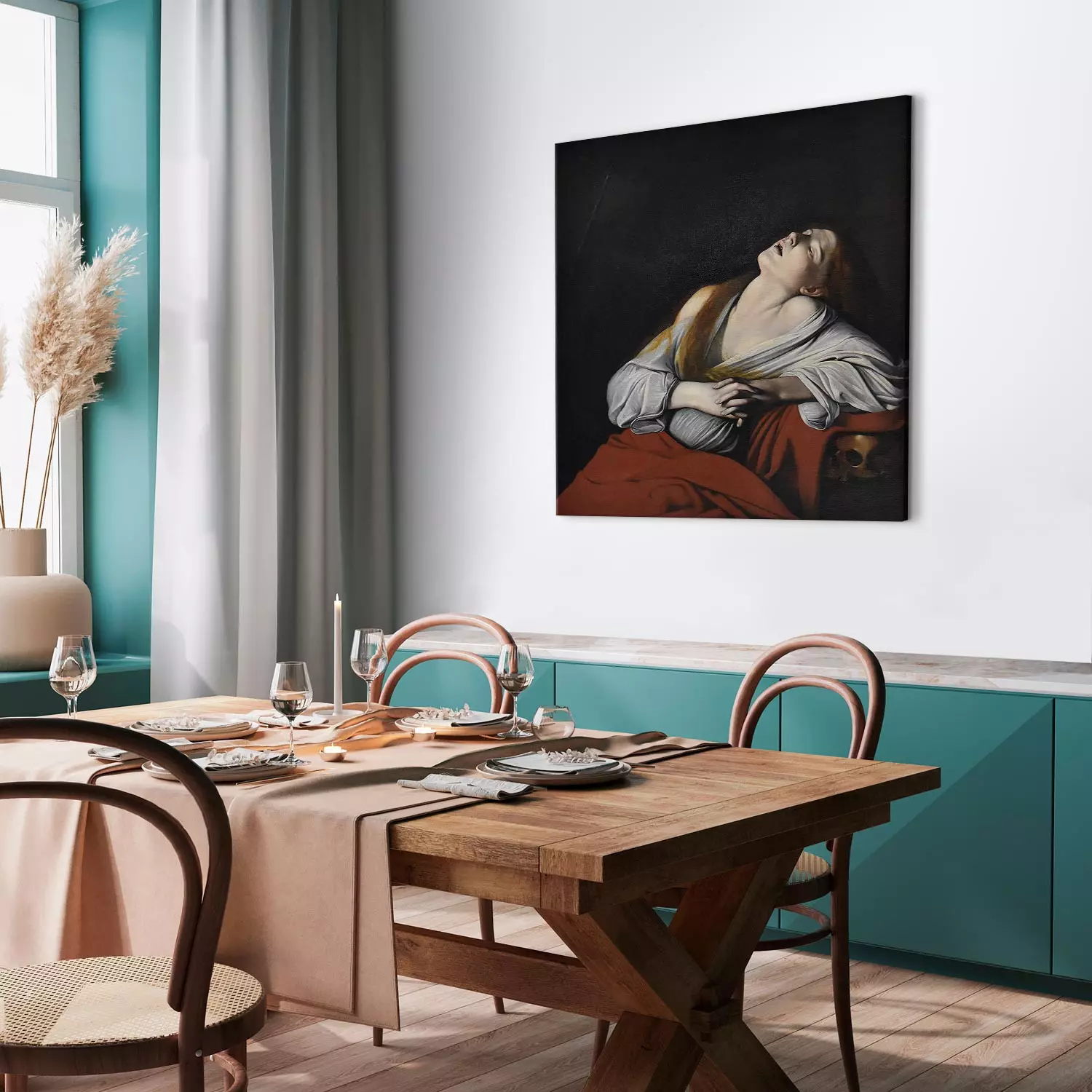 Wandbild Caravaggio - Maria Magdalena in Ekstase - Caravaggio - bimago