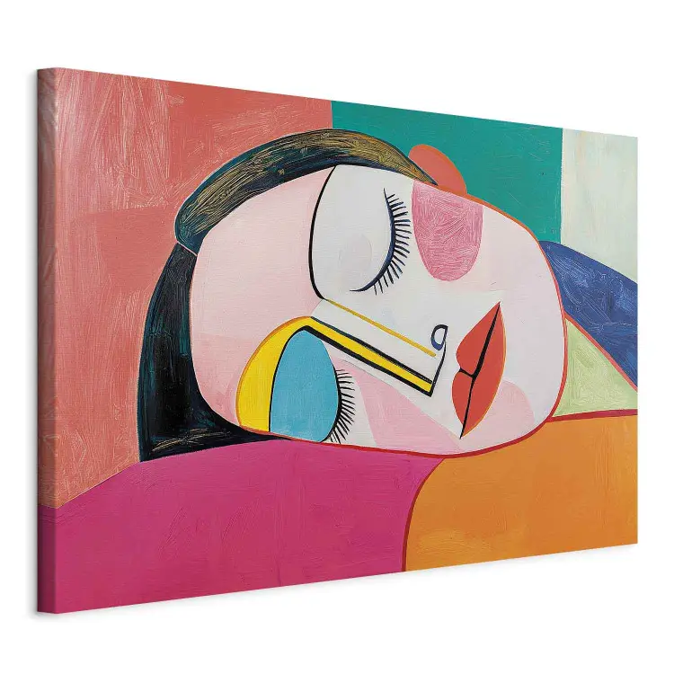 Inspirationen Picasso - Porträt einer schlafenden, schönen Frau