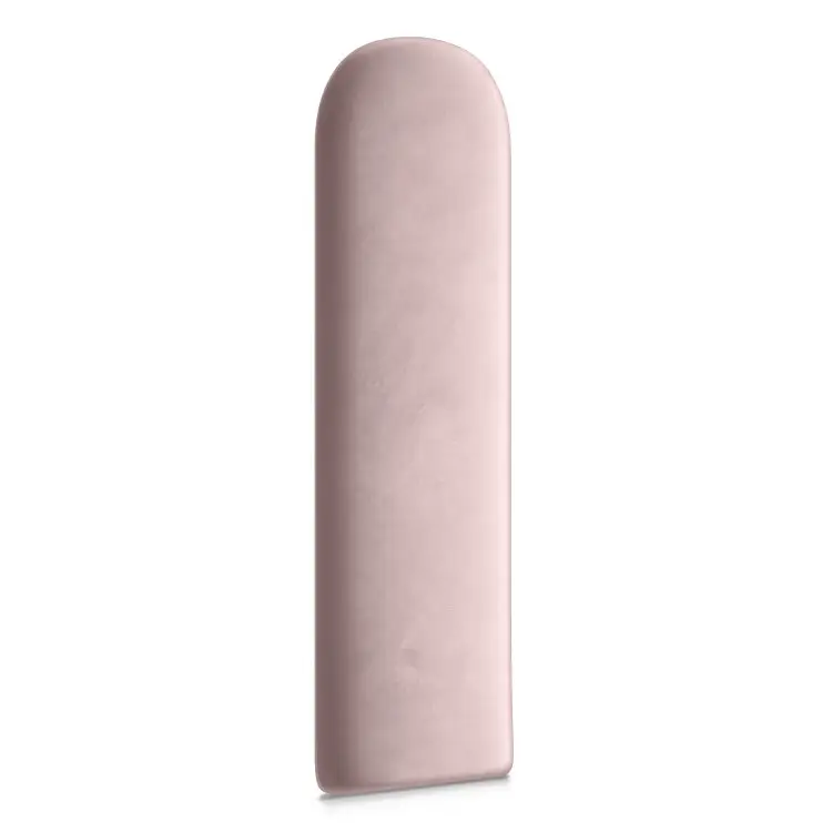 Gepolstertes Wandpaneel Oval rosa