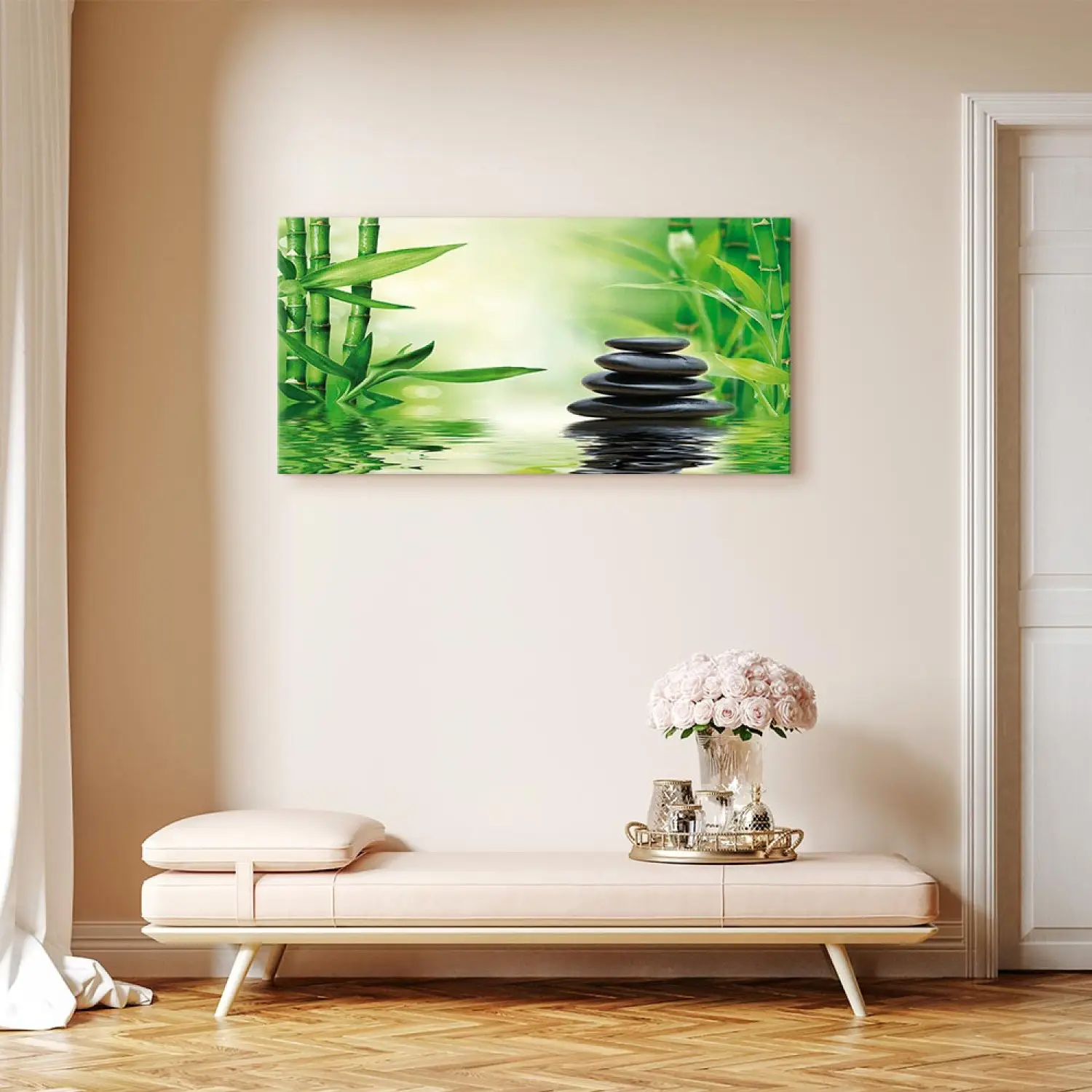 Wandbild Zen und Bambus - Zen - bimago