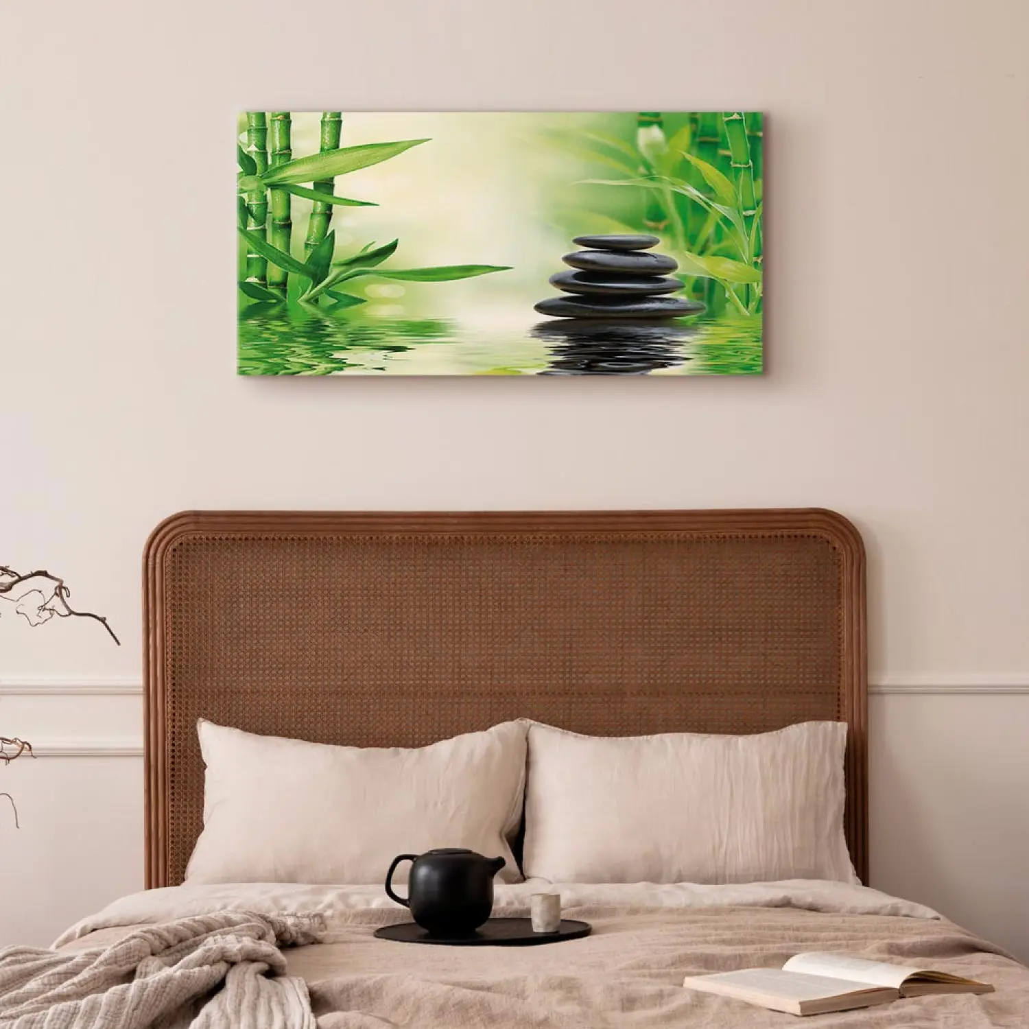 Wandbild Zen und Bambus - Zen - bimago