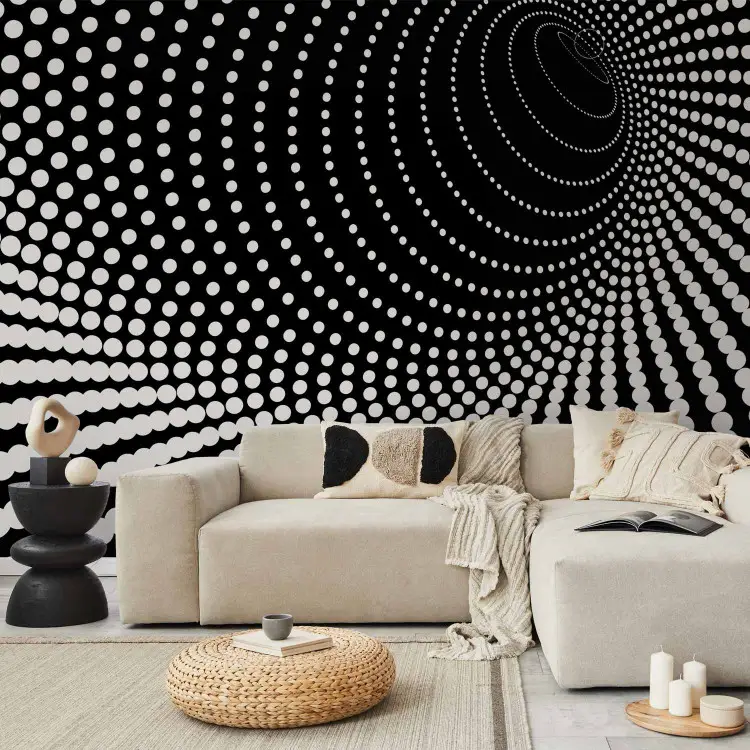 Abstrakter Hintergrundtunnel