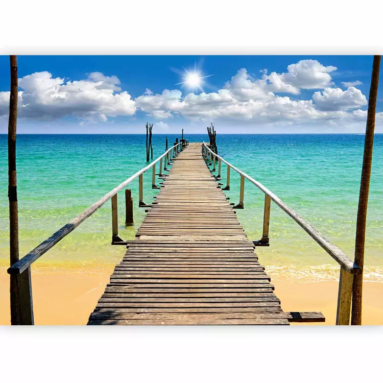 Strand, Sonne, Brücke