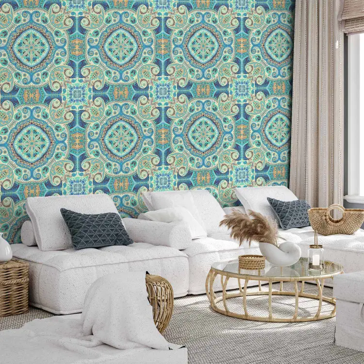 Blue mosaic