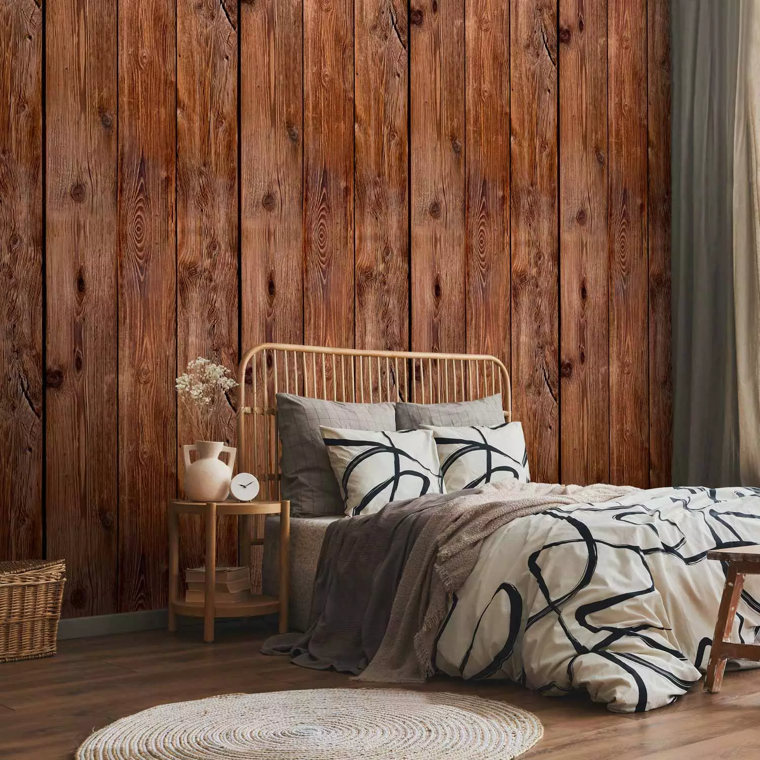 tapete smell of the forest - holz - bimago