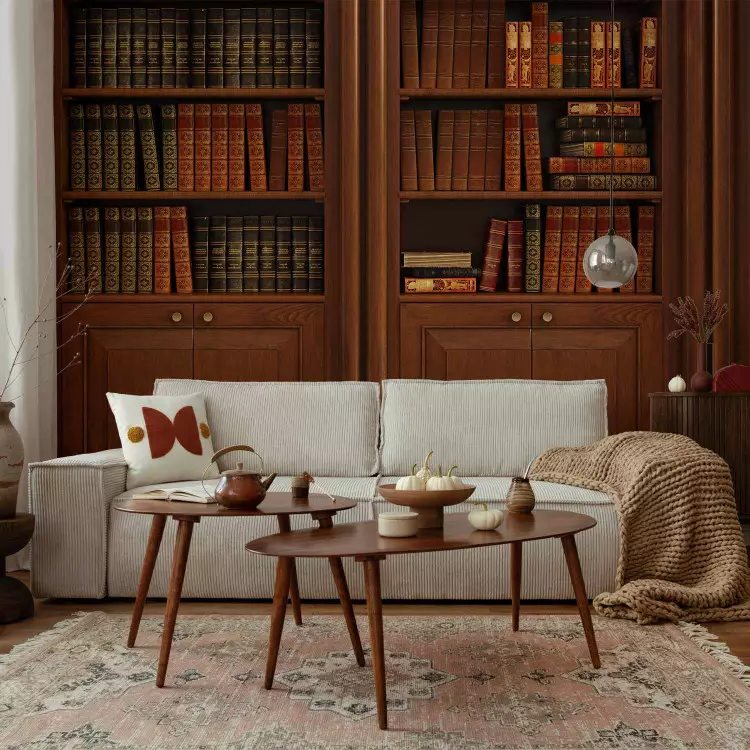 Elegantes Bücherregal