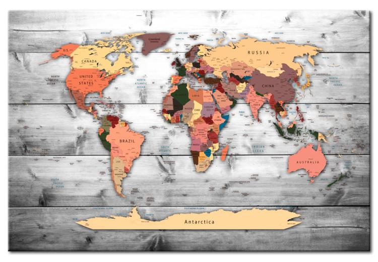 Leinwandbild World Map: New Directions