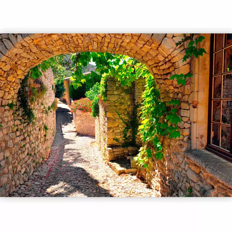 Sommer in der Provence - Stadtszene mit mediterraner Architektur