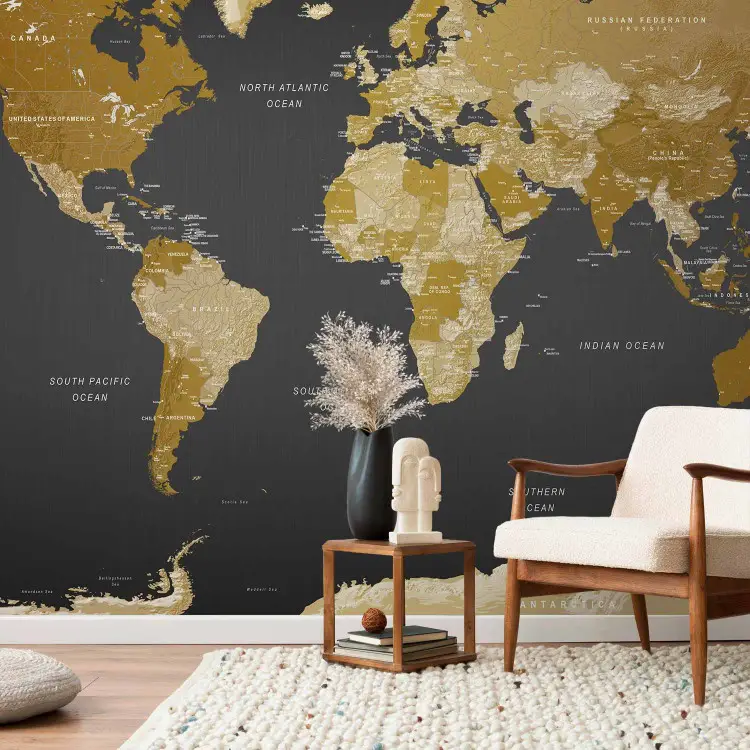 Weltkarte: Moderne Geographie