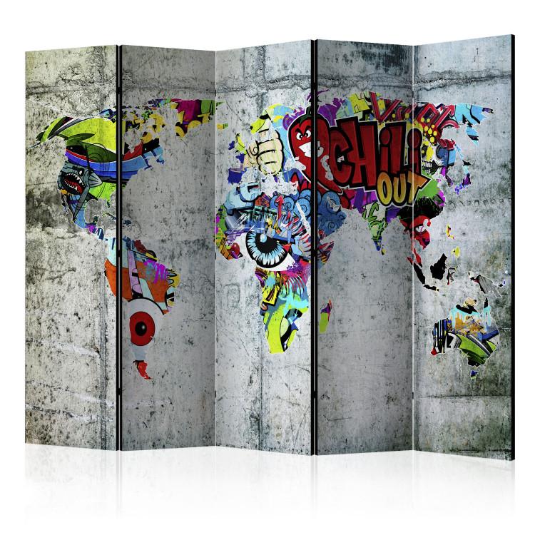 Paravent Graffiti World [Room Dividers]