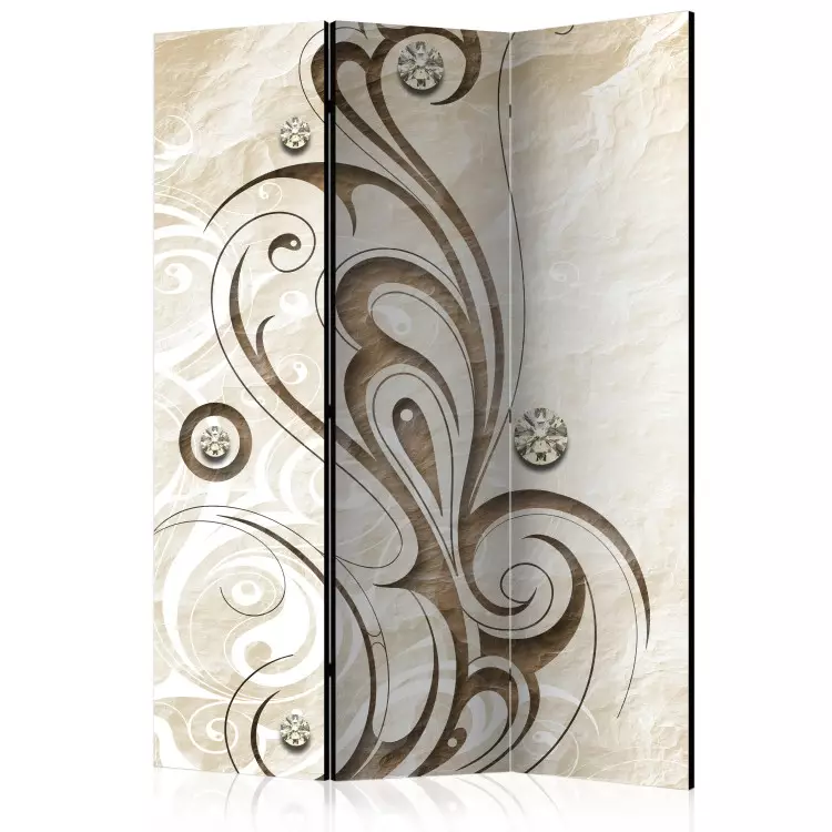 Steinerner Schmetterling - abstrakte goldene Ornamente im Barockstil