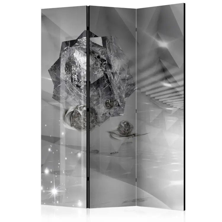 Abstraktes Grau - abstrakter Diamant in einem Korridormotiv