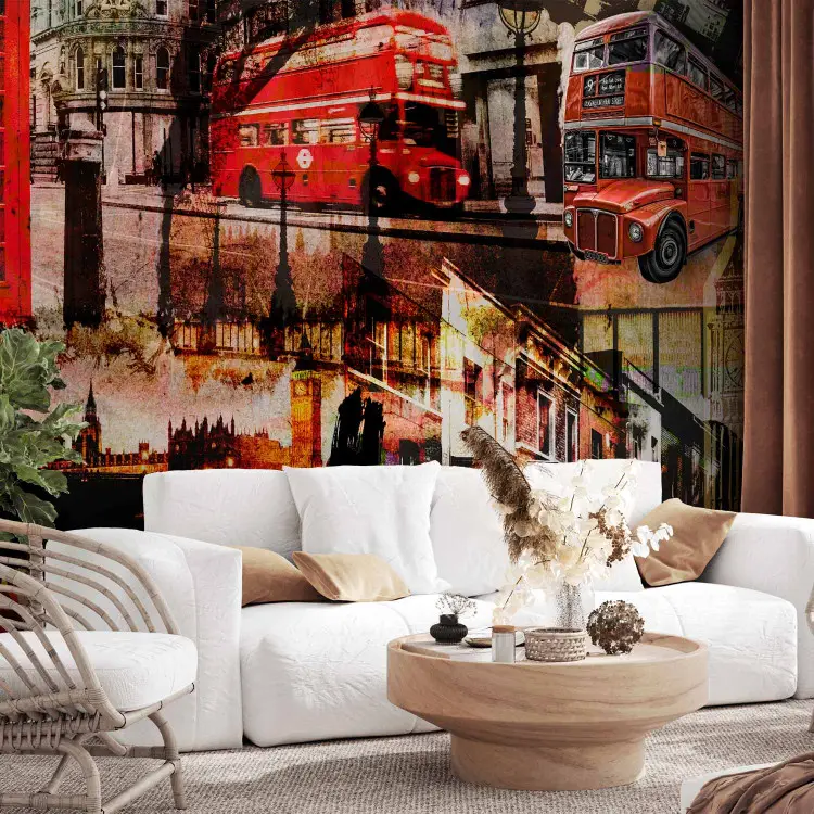 London, Großbritannien - Collage mit Architektur der Stadt