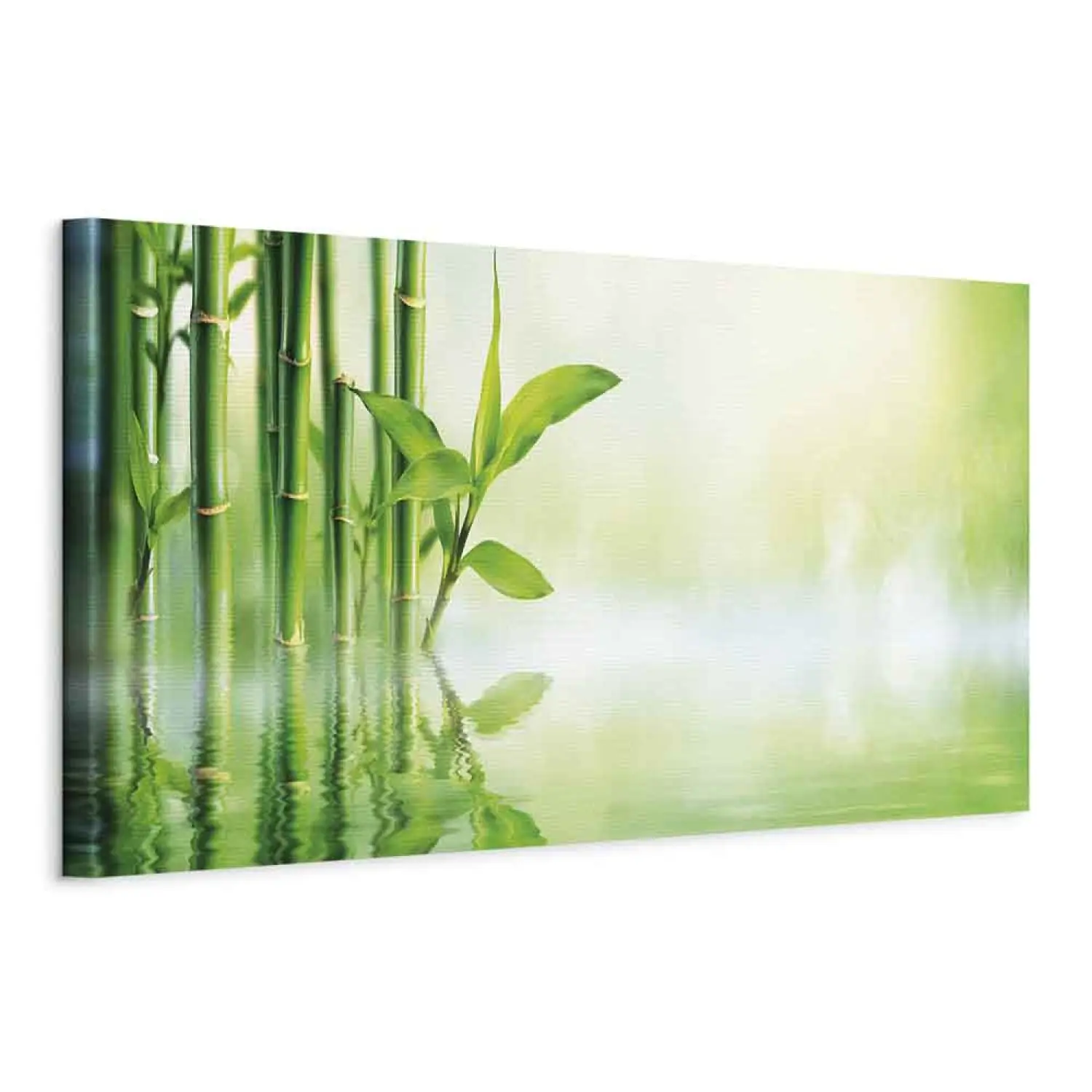 Foto auf Leinwand Grner Bambus - Zen - bimago