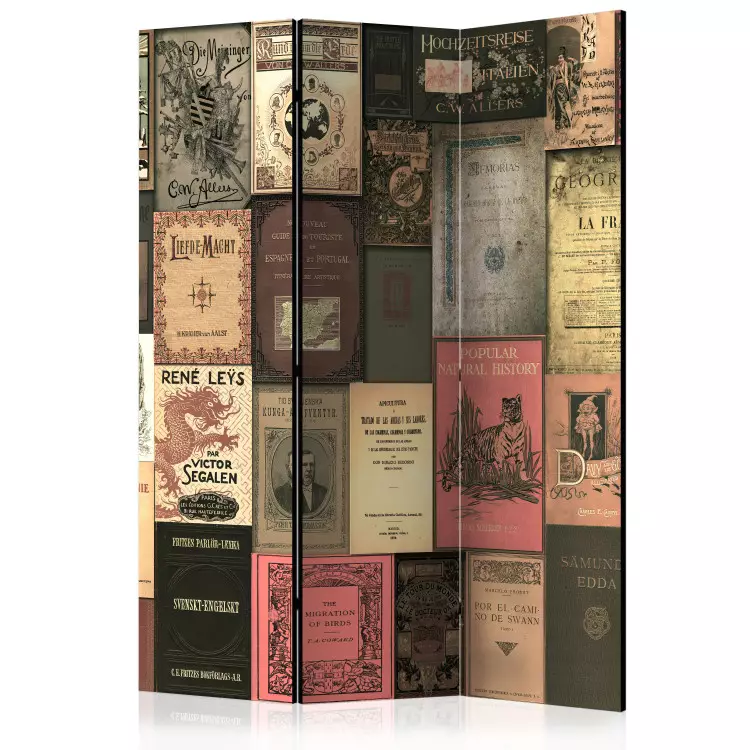 Bücherparadies - Romantische Mosaiktextur von Retro-Buchumschlägen