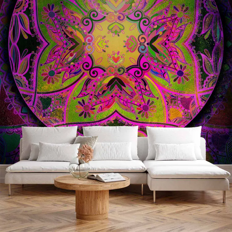 Mandala: Rosa Ausdruck