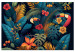 Wandbild XXL Exotic Birds - Toucans Among Colorful Vegetation in the Jungle [Large Format] 151000