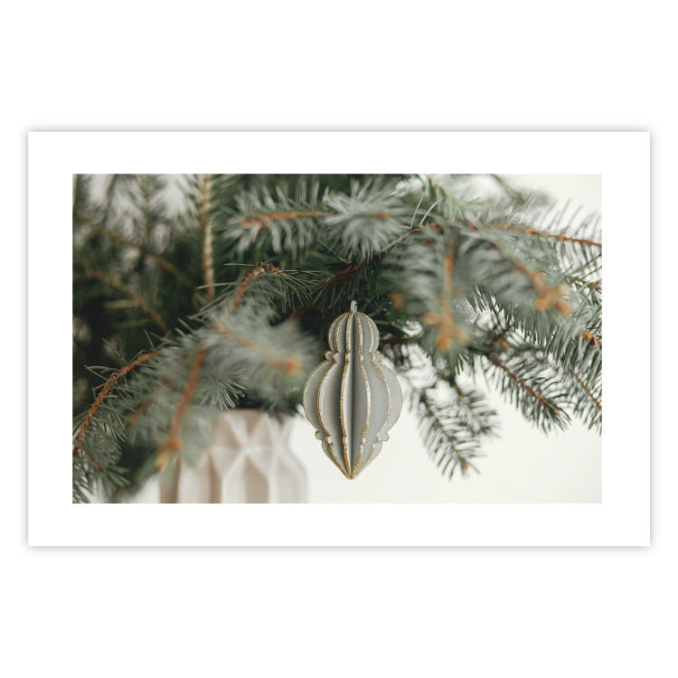 Wandposter Christmas Decoration - Paper Ornament Hung on Twigs 151700 additionalImage 21
