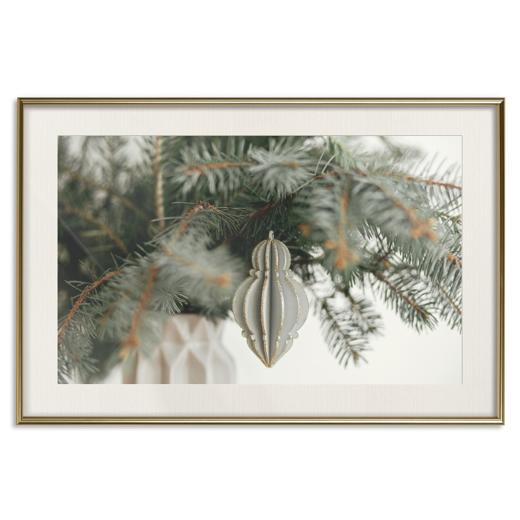 Wandposter Christmas Decoration - Paper Ornament Hung on Twigs 151700 additionalImage 27