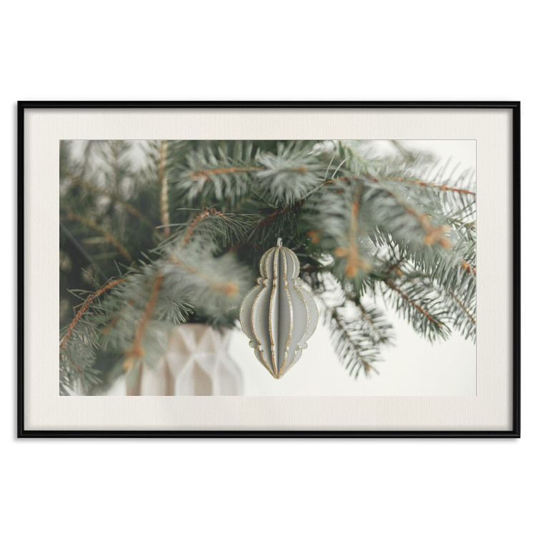 Wandposter Christmas Decoration - Paper Ornament Hung on Twigs 151700 additionalImage 26