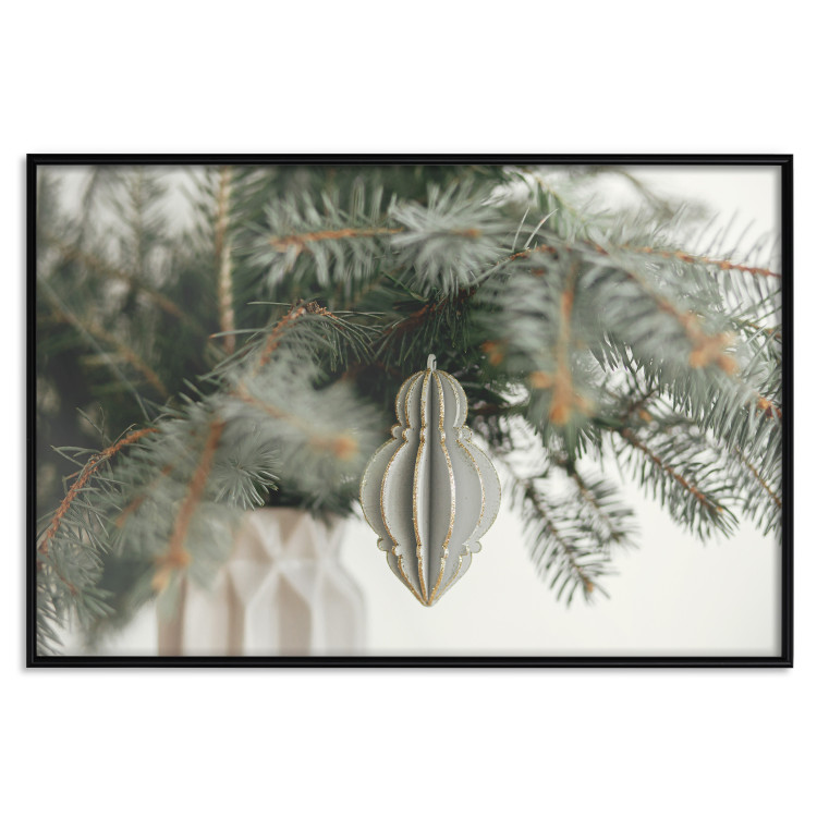 Wandposter Christmas Decoration - Paper Ornament Hung on Twigs 151700 additionalImage 15
