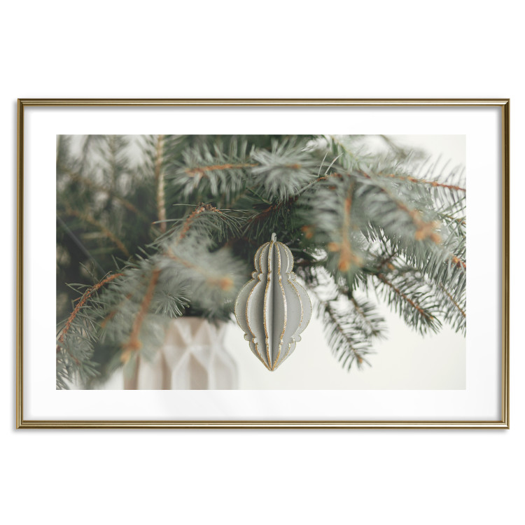 Wandposter Christmas Decoration - Paper Ornament Hung on Twigs 151700 additionalImage 24