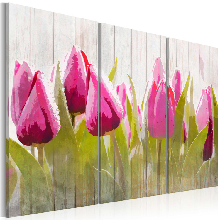 Bild auf Leinwand Spring bouquet of tulips 50200 additionalImage 2
