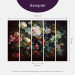 Vlies Fototapete Lichtjuwelen - Lilienblumen auf zart verziertem Hintergrund 77300 additionalThumb 10