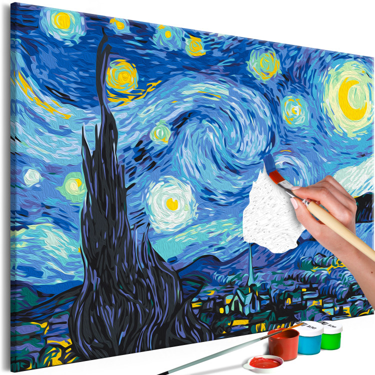 Wandbild zum Ausmalen Van Gogh's Starry Night 132410 additionalImage 7