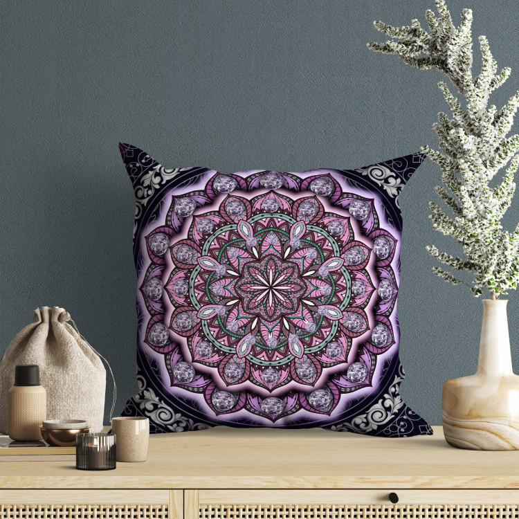 Mikrofaser Kissen Purple Mandala - Composition With Oriental Ornamentation 151310 additionalImage 5