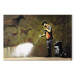 Bild auf Leinwand Cave Painting by Banksy 132420